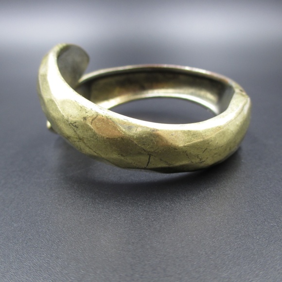 Vintage Gold Bronze Tone Rustic Bracelet - Picture 2 of 6